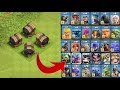 GIANT CANNON Vs ALL TROOPS - clash of clans private server....