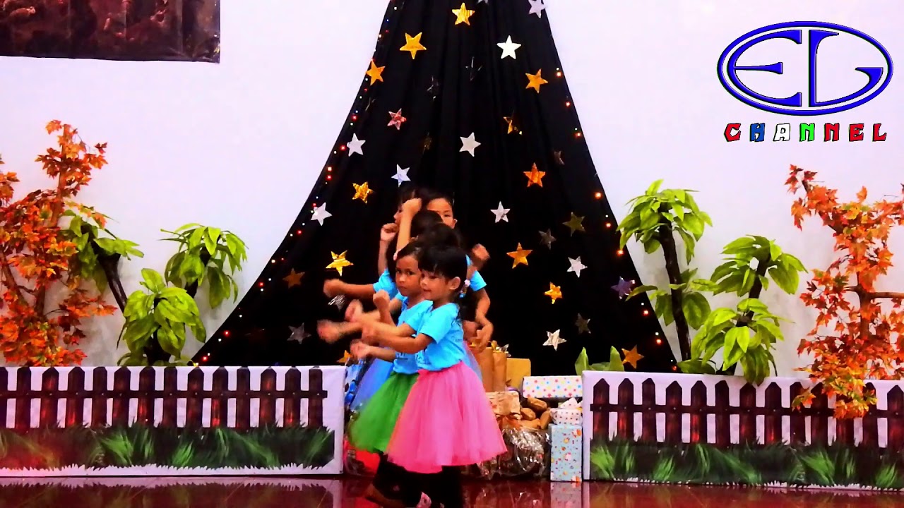 Tarian Natal Kelas Balita dan Kelas Kecil GKI Pos PI Mangkutana