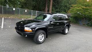 Career Overview Walk around of the the low mile black 1999 Dodge Durango 4x4 @ NO RESERVE  @bringatrailerauctions