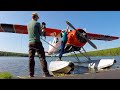 DHC-2 Beaver Hand Propped?! Final Float Flying lesson before Check Out!