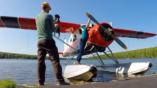 DHC2 Beaver Hand Propped?! Final Float Flying lesson before Check Out!