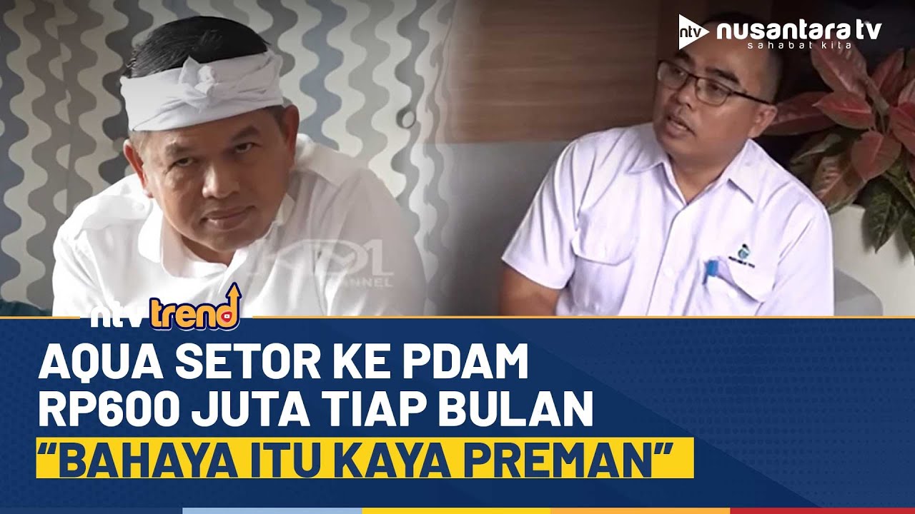 [FULL] Babak Baru Kasus AQUA, Dedi Mulyadi Cecar PDAM Dapat Setoran Rp600 Juta per Bulan | NTV