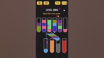 Water sort puzzle level 2804