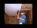 How I Hang Sheetrock ( Drywall ) on the Ceiling By Myself or Yourself DIY