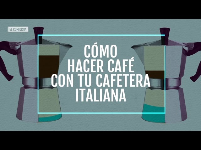 Tutorial: Cómo hacer el mejor café con cafetera italiana - YouTube