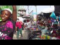 Walk in africa city streets market ghana accra makola