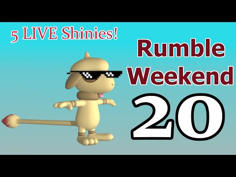 5 Live Shinies from Rumble Weekend 20!