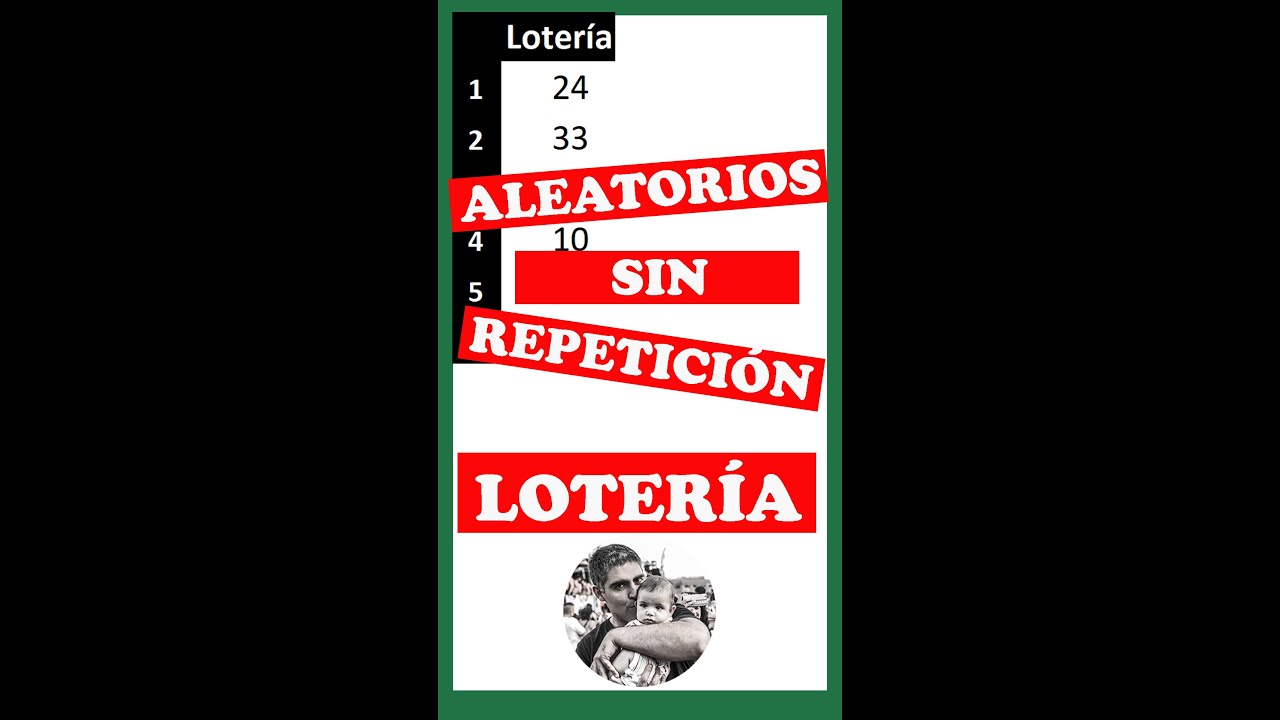 Enteros aleatorios sin repetición. Lotería. Tips Excel 