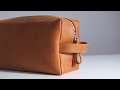 Dopp Kit In Cognac Color
