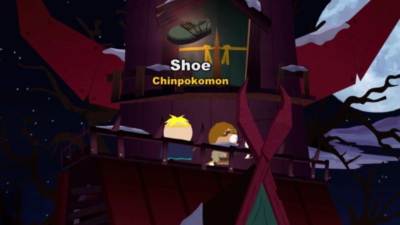 Shoe Chinpokomon Location, South Park: The Stick of Truth