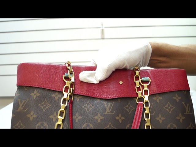 Louis Vuitton Pallas Chain Shopper Monogram Canvas Bag