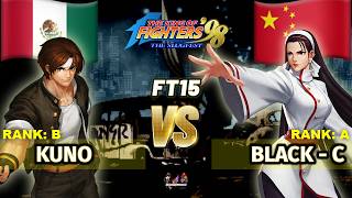 KUNO vs BLACK C FT15 TOP MATCH KOF 98