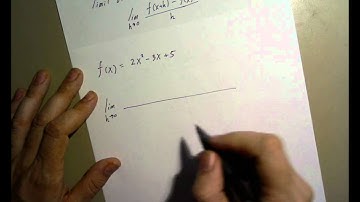 Week 8   PreCalculus   Limit of a Difference Quotient