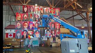 CBC Radio Story about "On Guard for Thee" mural installation