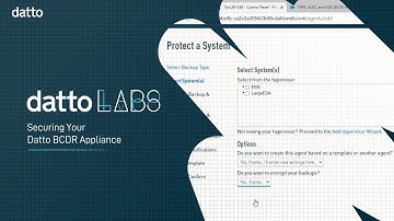 Datto Labs: Securing Your BCDR Appliance