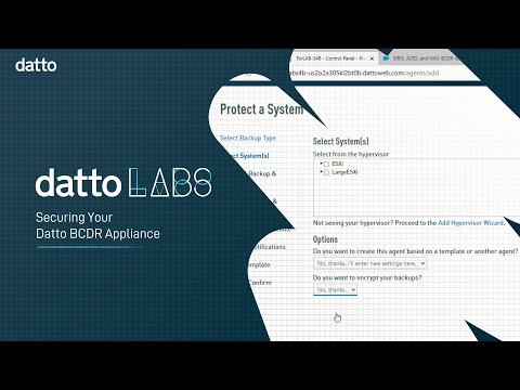 Datto Labs: Securing Your BCDR Appliance