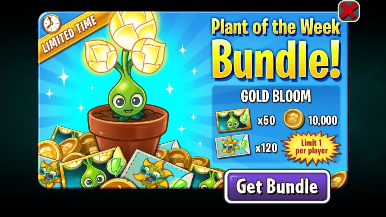 Unlock plant. ПВЗ 2 Голд Блум. Gold Bloom. Golden Blooms.