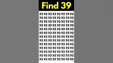 find one different number #shorts #quiz #maths