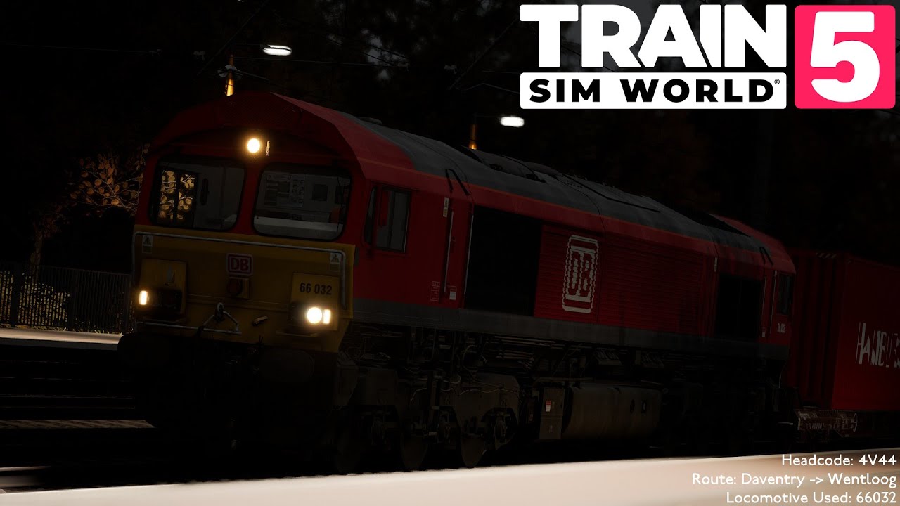 Train Sim World 5 - 4V44 Daventry → Wentloog (BR Class 66)