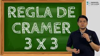 Sistema De Ecuaciones 3X3 Con Regla De Cramer Ejercicio Resuelto Paso A Paso
