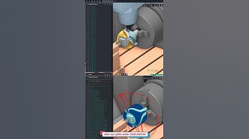 ENCY TUNER NC CODE Simulation 4 axis Mill #encycam #encytuner #cadcamcnc #cncsoftware #cadcamsolutio