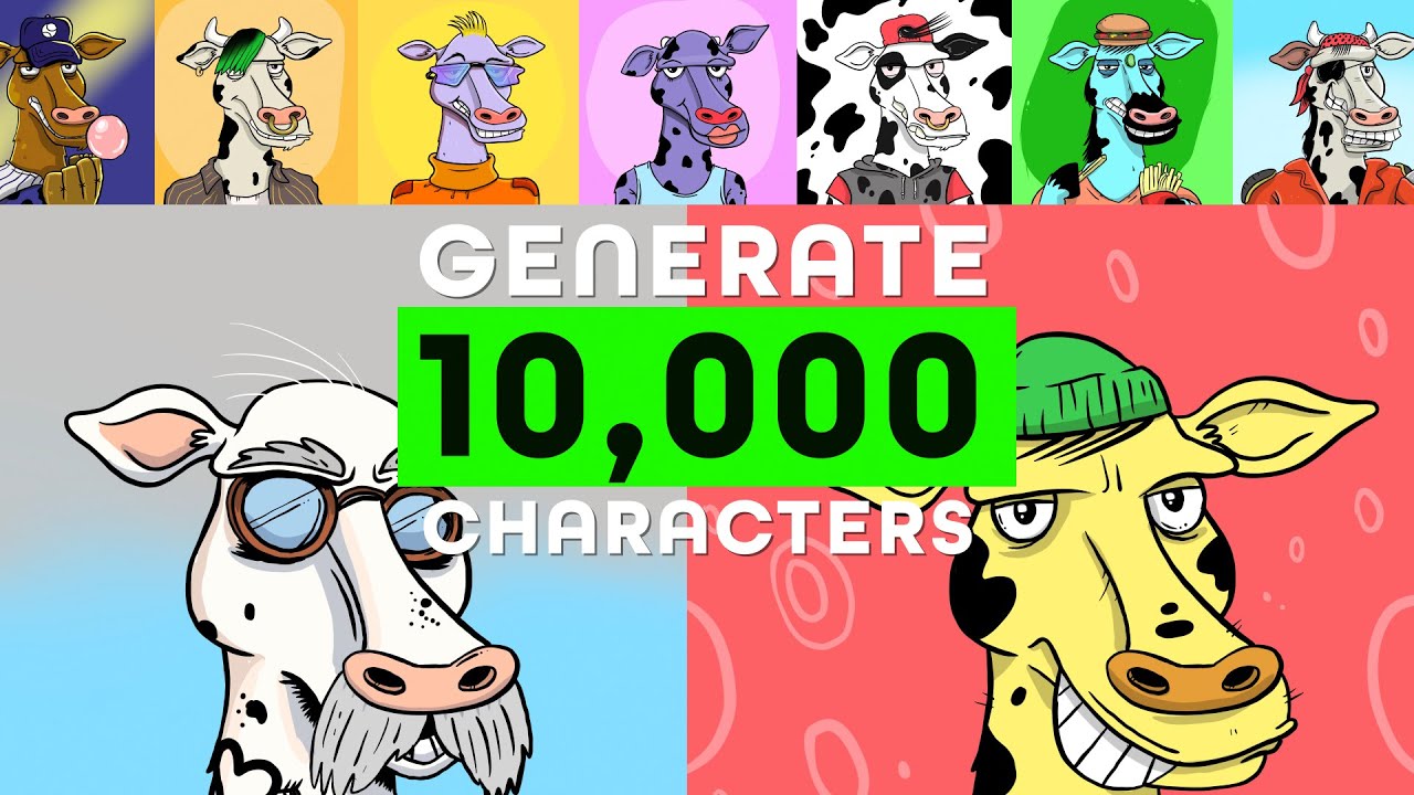 How to design 10,000 characters in minutes #greenscreen #howto # ...