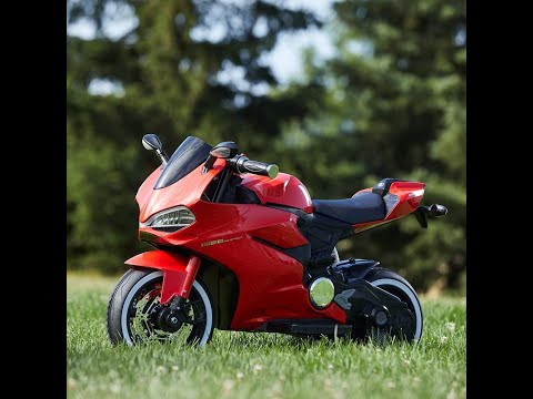Дитячий електричний мотоцикл з м'якими колесами Ducati автолак: сучасні технології та враження на максимумі!, видео 1