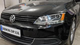 Установка bi led Aozoom A7 на VW Jetta VI