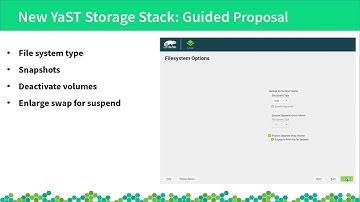 openSUSE Conference 2018 - New YaST storage stack: technical overview