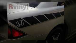 Vehicle Graphics - Honda Carbon Fiber Racing Stripes