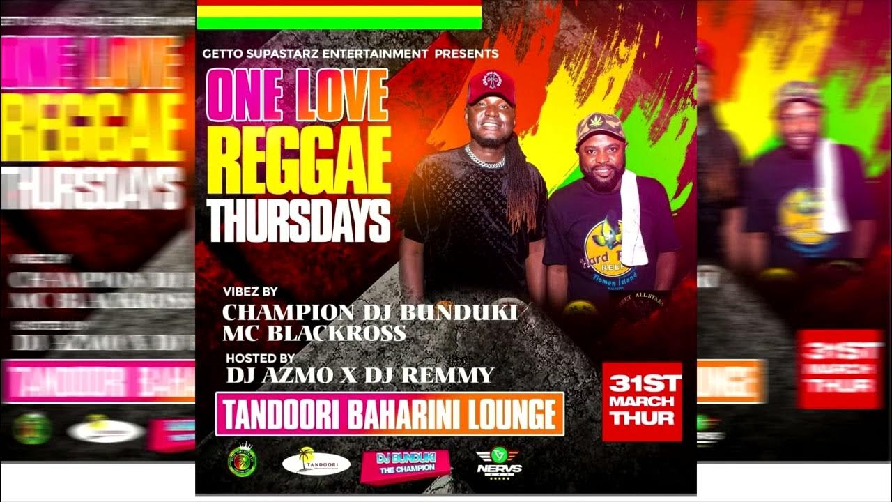 DJ BUNDUKI X MC BLACKROSS REGGAE LIVE MIXX IN DIANI FEAT GREGORY ISAACS