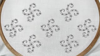 Simple All Over Embroidery for Dress, Kurti & Shirt (Hand Embroidery)
