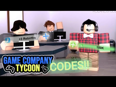 Game Company Tycoon Codes Roblox Youtube - roblox game company tycoon codes