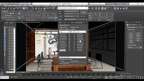 3Dsmax Tutorials, Learn 3D Modeling, Texturing & Lighting a Stylish Japanese interior in 3dsmax P12