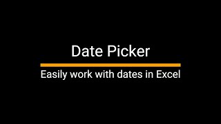 2023-06-23: Quick Start Tutorial for Date Picker