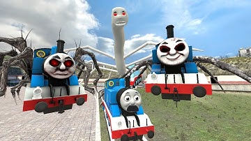 Building a Thomas Train Chased By Thomas Train  Army in Garry