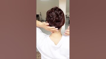 Kẹp búi tóc xoăn hàn quốc #xuhuong #viral #kẹptoc #tócgiả #trungnien #tocdepmoingay #Kẹp