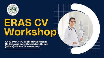 ERAS CV Workshop | APPNA YPC Webinar
