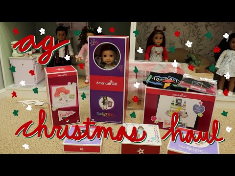 American Girl Christmas Haul! Opening AG Items I Recieved for