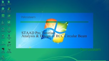 Staad Pro Tutorials #  Analysis & Design Of Rcc Circular Beam # Full course available #