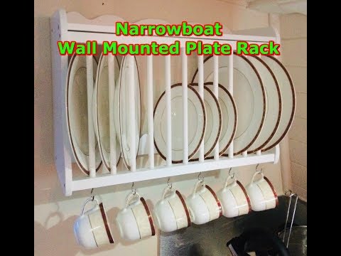 narrowboat-country-style-wall-plate-rack-#9-narrowboat-florence-rose
