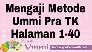 Ngaji Metode Ummi Pra TK Halaman 1-40