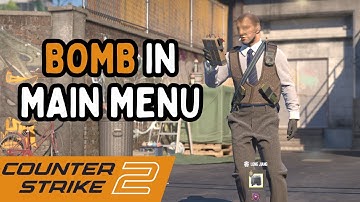 How to Equip Bomb in the Main Menu in CS2 (Agent with C4) #cs2
