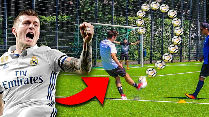 TONI KROOS Freistoß WM Fußball Challenge !