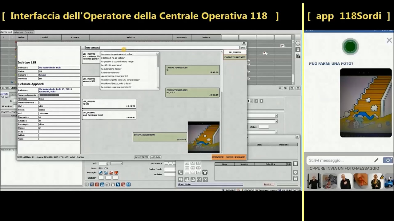Demo App Centrale Operativa 118
