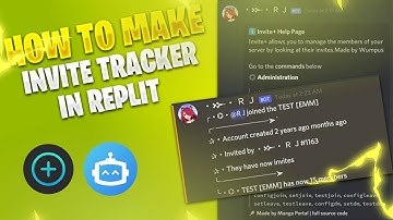 How To Make Invite Tracker in Replit Mobile And Pc | Discord