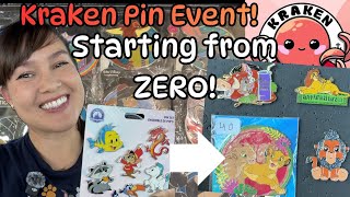 I traded for a new lion king collection with only a booster pin pack at a Kraken pin trading event! I traded for a new lion king collection with only a booster pin pack at a Kraken pin trading event!