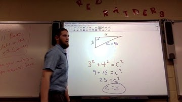 Geometry- 9.2 The Pythagorean Theorem