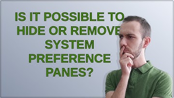 Apple: Is it possible to hide or remove system preference panes?