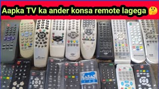Who to identify Different CRT TV remote. |🤫 (Service mode number identify).